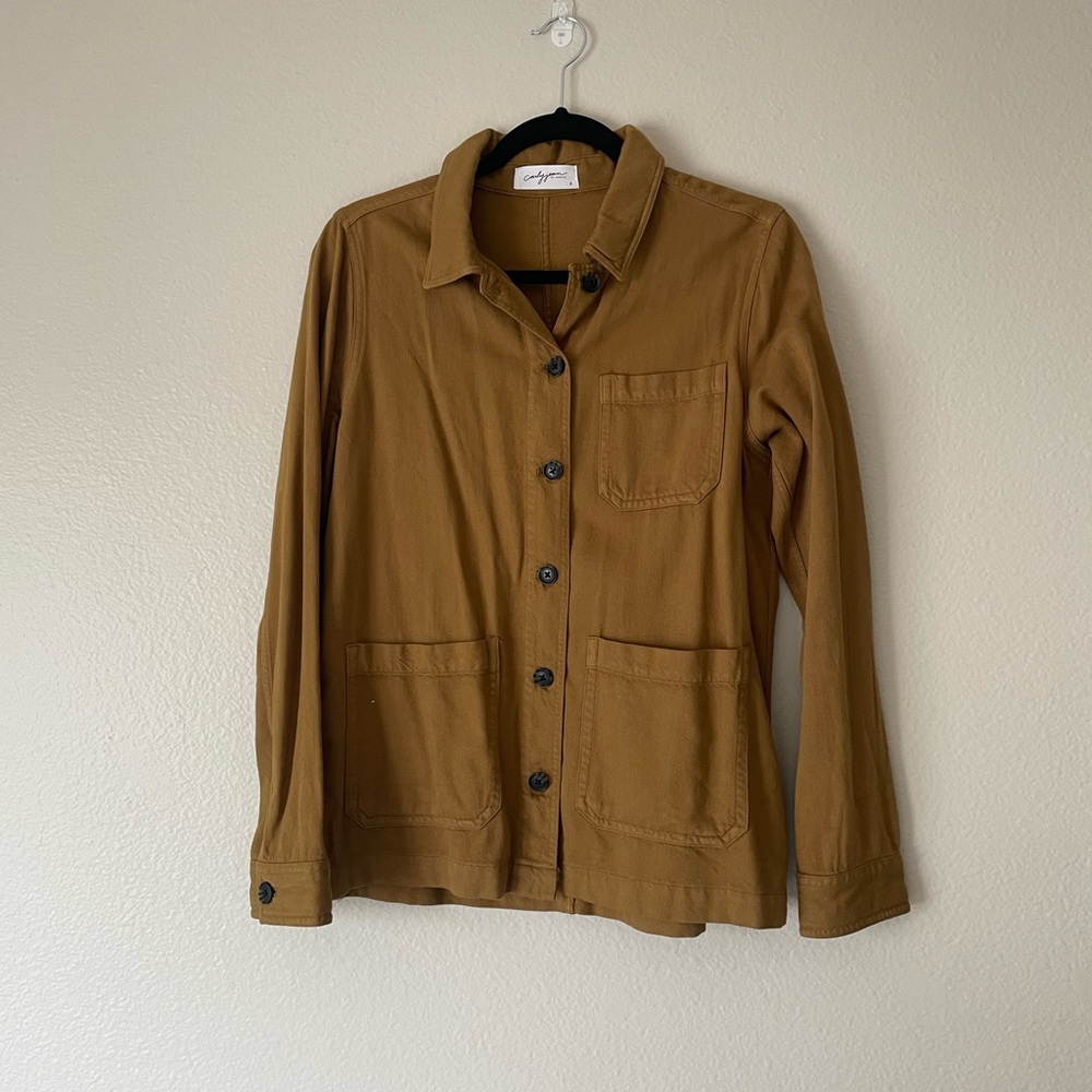 ✨Carly Jean Los Angeles Hadley Utility Jacket, Camel, size Small